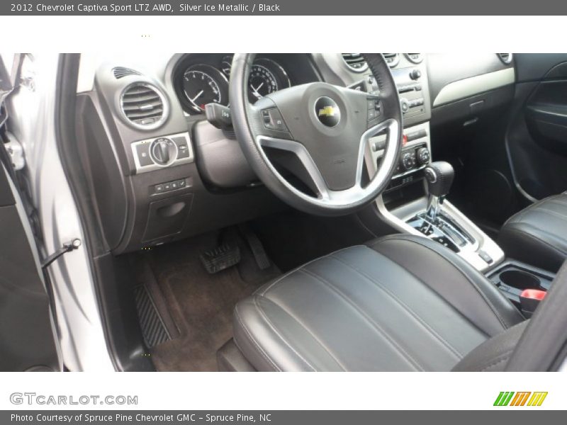 Silver Ice Metallic / Black 2012 Chevrolet Captiva Sport LTZ AWD