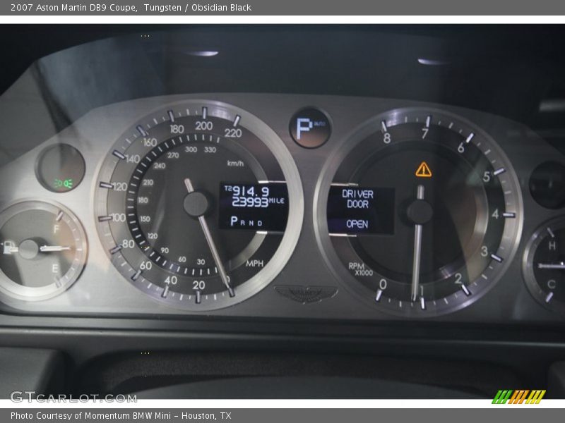  2007 DB9 Coupe Coupe Gauges