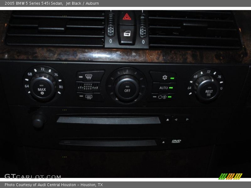 Jet Black / Auburn 2005 BMW 5 Series 545i Sedan