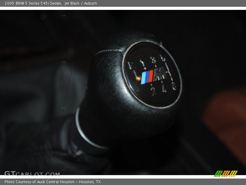 Jet Black / Auburn 2005 BMW 5 Series 545i Sedan