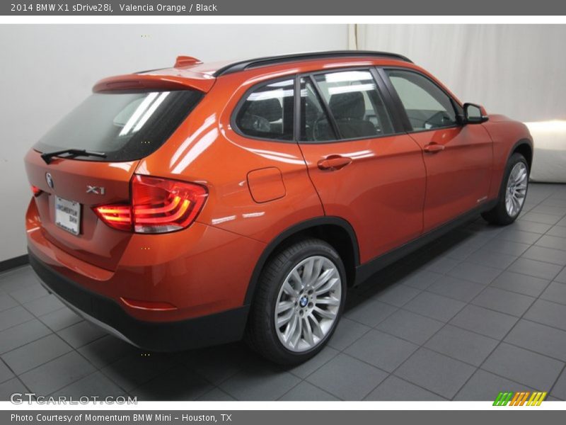 Valencia Orange / Black 2014 BMW X1 sDrive28i