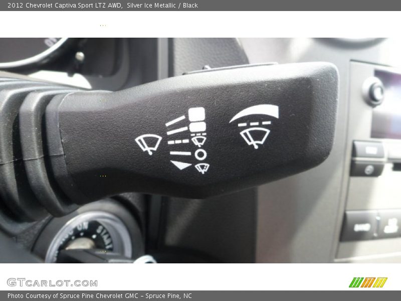 Silver Ice Metallic / Black 2012 Chevrolet Captiva Sport LTZ AWD