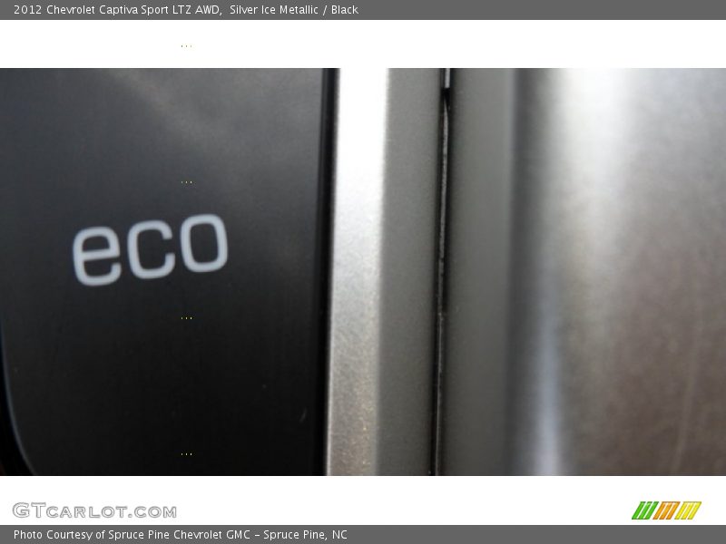 Silver Ice Metallic / Black 2012 Chevrolet Captiva Sport LTZ AWD