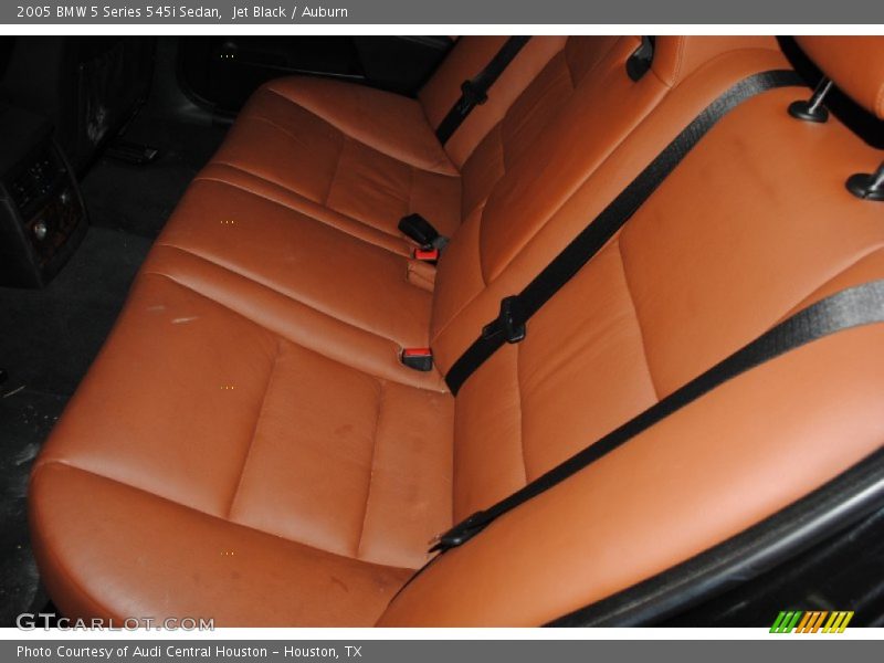 Jet Black / Auburn 2005 BMW 5 Series 545i Sedan