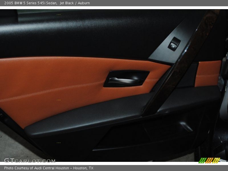 Jet Black / Auburn 2005 BMW 5 Series 545i Sedan
