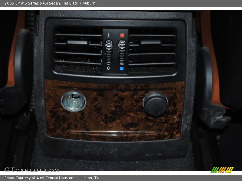 Jet Black / Auburn 2005 BMW 5 Series 545i Sedan