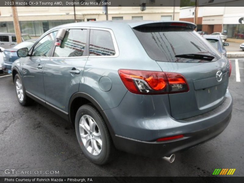 Dolphin Gray Mica / Sand 2013 Mazda CX-9 Touring AWD