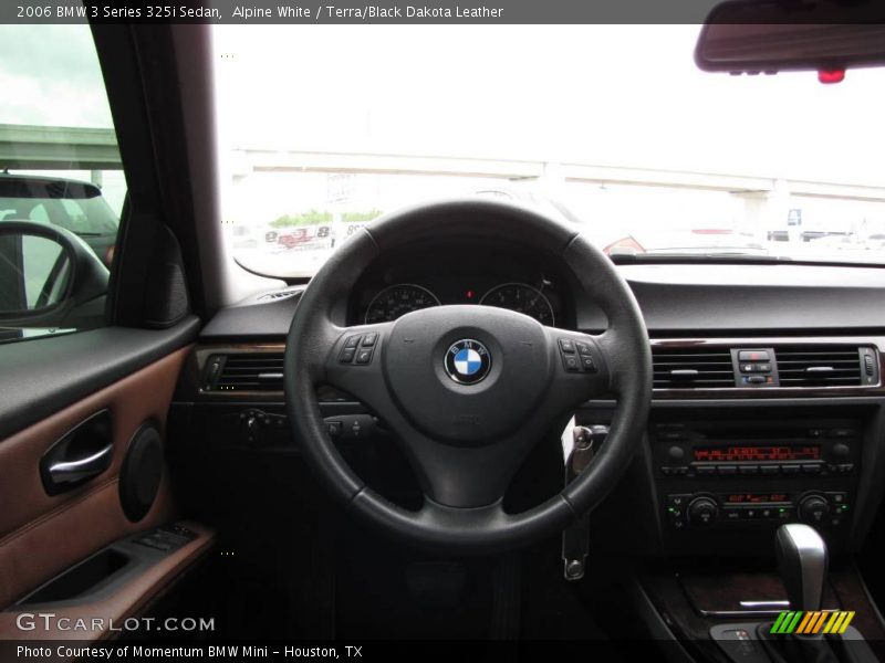 Alpine White / Terra/Black Dakota Leather 2006 BMW 3 Series 325i Sedan