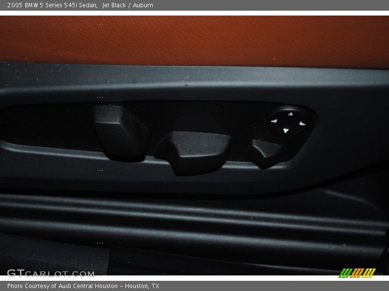 Jet Black / Auburn 2005 BMW 5 Series 545i Sedan