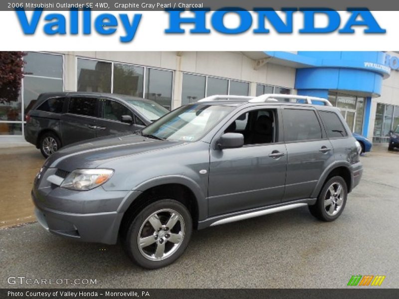 Graphite Gray Pearl / Charcoal 2006 Mitsubishi Outlander SE 4WD