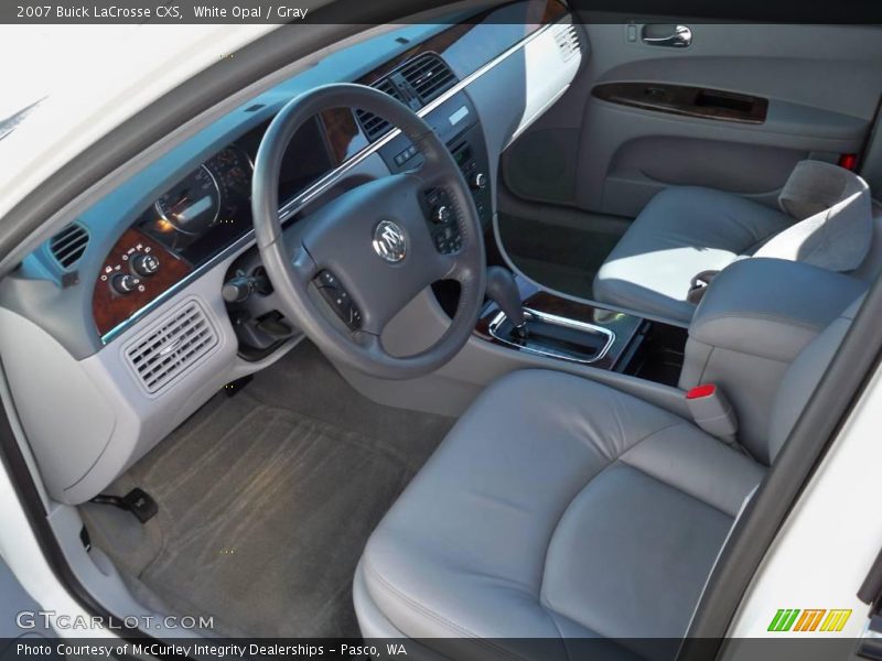 White Opal / Gray 2007 Buick LaCrosse CXS