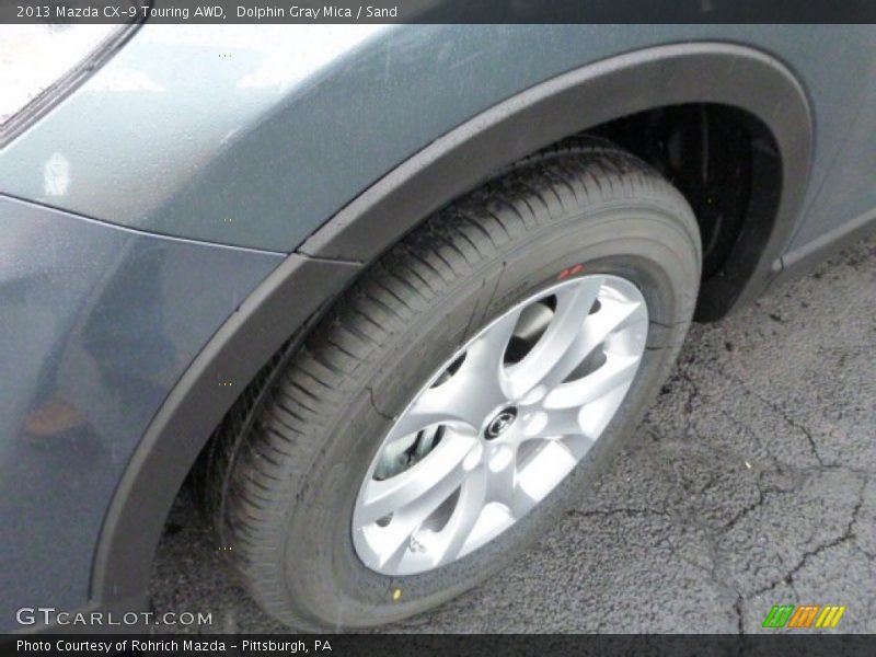 Dolphin Gray Mica / Sand 2013 Mazda CX-9 Touring AWD