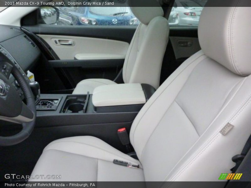Dolphin Gray Mica / Sand 2013 Mazda CX-9 Touring AWD