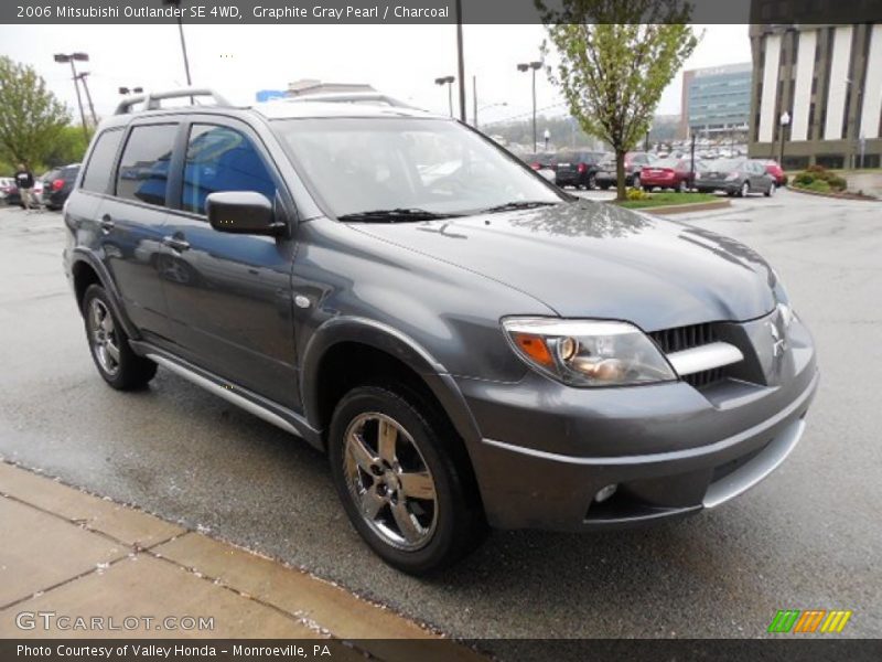 Graphite Gray Pearl / Charcoal 2006 Mitsubishi Outlander SE 4WD
