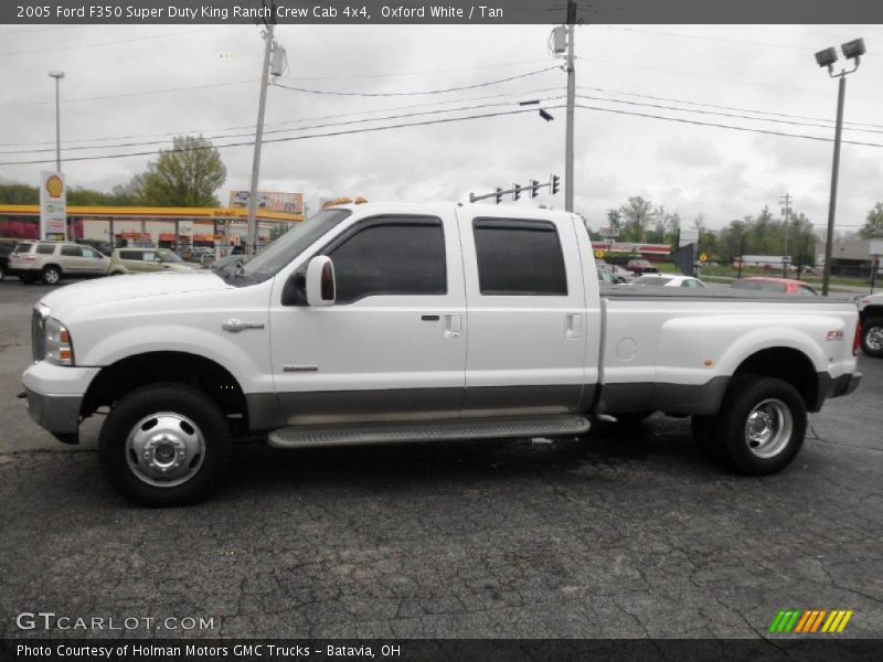 Oxford White / Tan 2005 Ford F350 Super Duty King Ranch Crew Cab 4x4