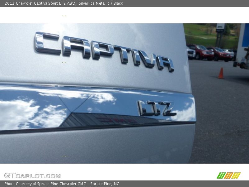 Silver Ice Metallic / Black 2012 Chevrolet Captiva Sport LTZ AWD