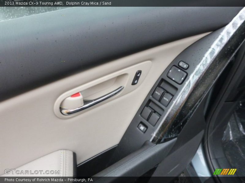 Dolphin Gray Mica / Sand 2013 Mazda CX-9 Touring AWD