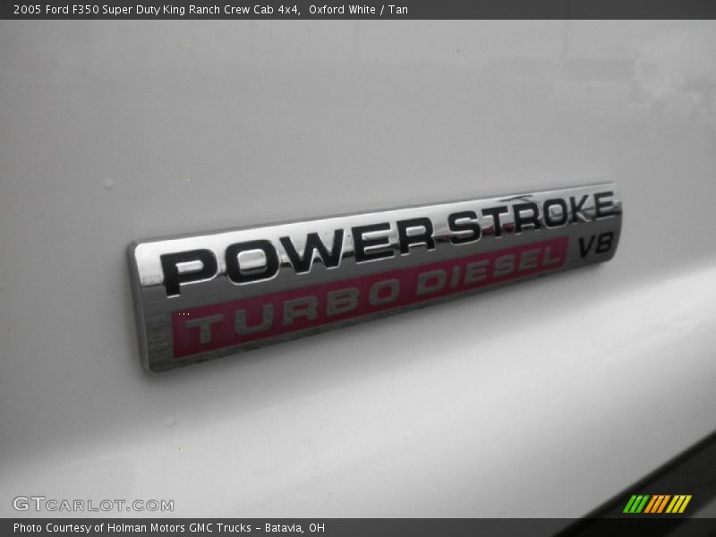 Oxford White / Tan 2005 Ford F350 Super Duty King Ranch Crew Cab 4x4