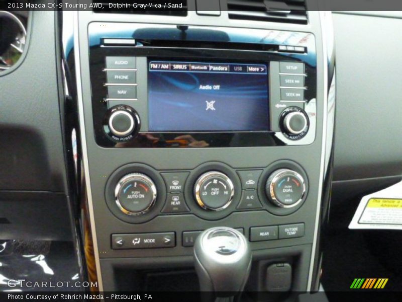 Dolphin Gray Mica / Sand 2013 Mazda CX-9 Touring AWD