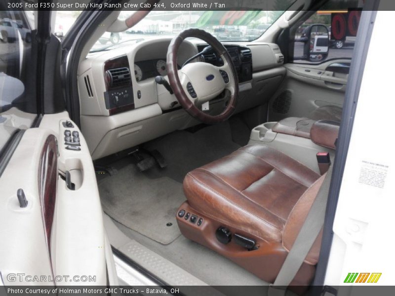 Oxford White / Tan 2005 Ford F350 Super Duty King Ranch Crew Cab 4x4