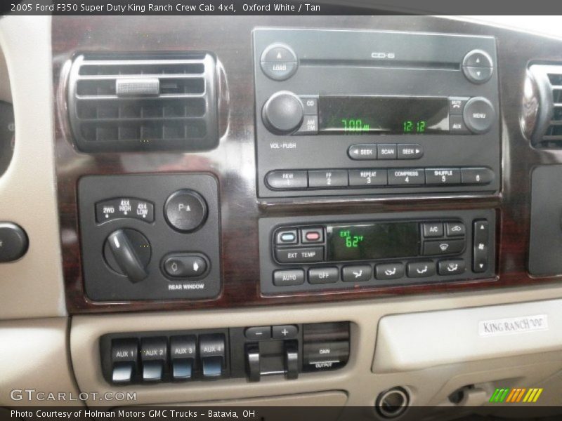 Oxford White / Tan 2005 Ford F350 Super Duty King Ranch Crew Cab 4x4