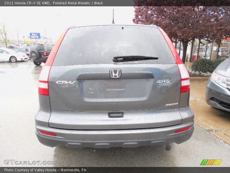 Polished Metal Metallic / Black 2011 Honda CR-V SE 4WD
