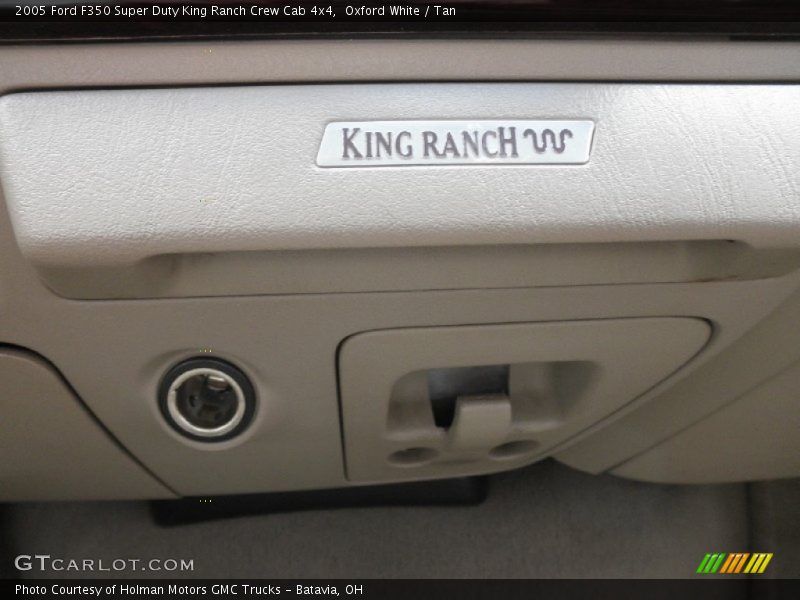 Oxford White / Tan 2005 Ford F350 Super Duty King Ranch Crew Cab 4x4