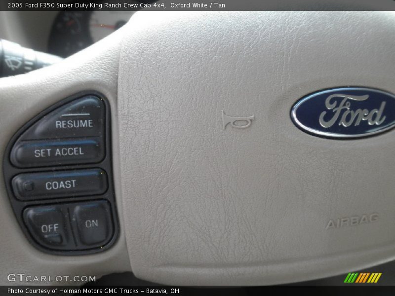 Oxford White / Tan 2005 Ford F350 Super Duty King Ranch Crew Cab 4x4