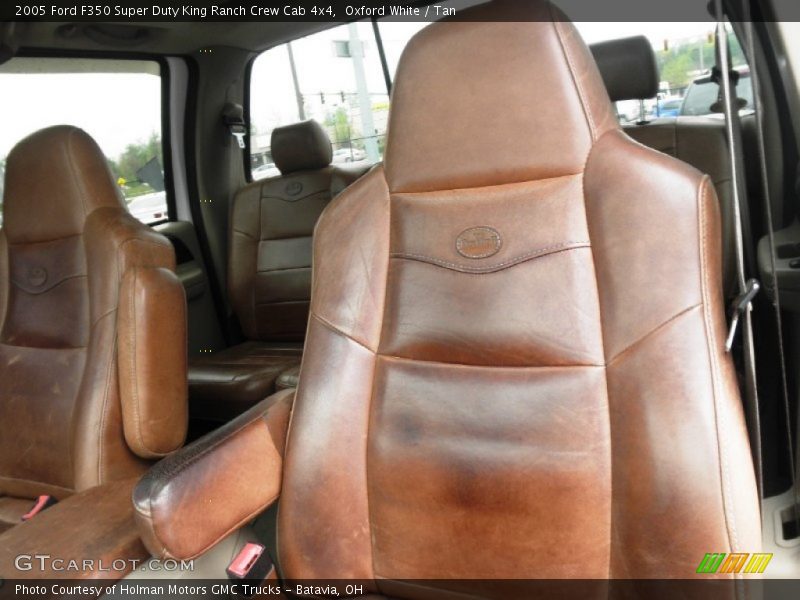 Oxford White / Tan 2005 Ford F350 Super Duty King Ranch Crew Cab 4x4