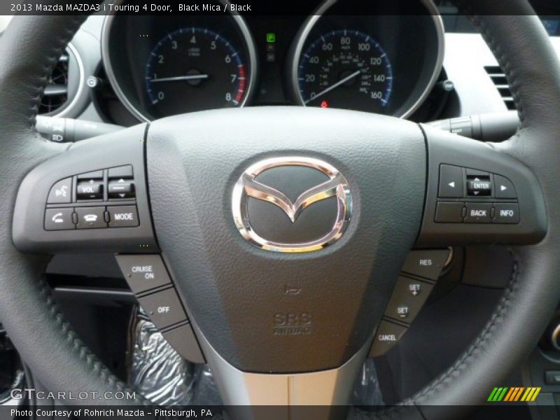 Black Mica / Black 2013 Mazda MAZDA3 i Touring 4 Door