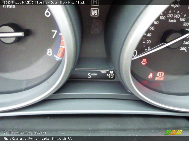 Black Mica / Black 2013 Mazda MAZDA3 i Touring 4 Door