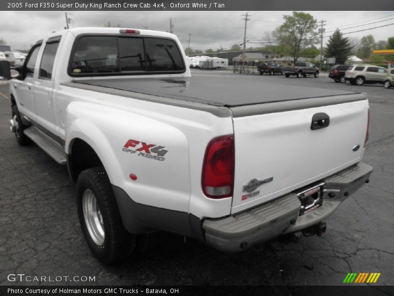 Oxford White / Tan 2005 Ford F350 Super Duty King Ranch Crew Cab 4x4