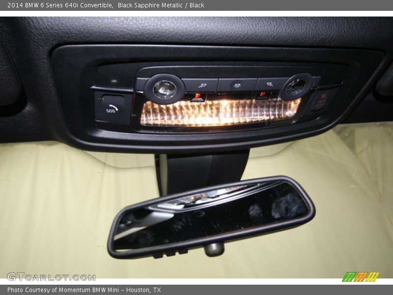 Black Sapphire Metallic / Black 2014 BMW 6 Series 640i Convertible