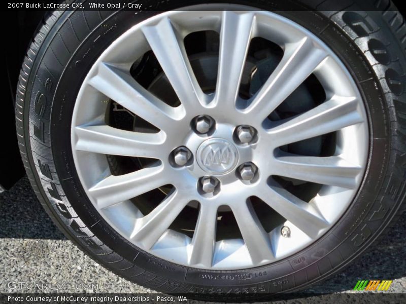 White Opal / Gray 2007 Buick LaCrosse CXS