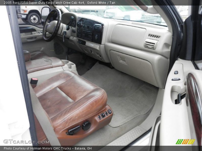 Oxford White / Tan 2005 Ford F350 Super Duty King Ranch Crew Cab 4x4