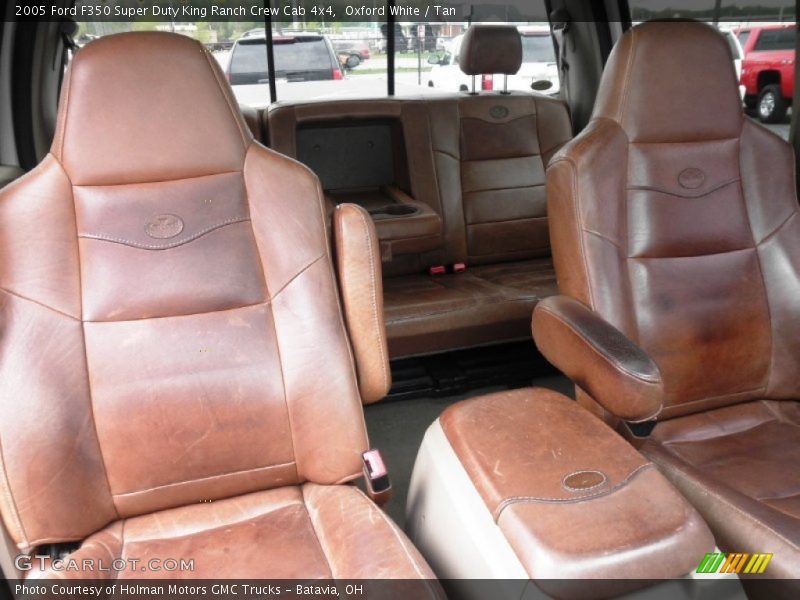 Oxford White / Tan 2005 Ford F350 Super Duty King Ranch Crew Cab 4x4