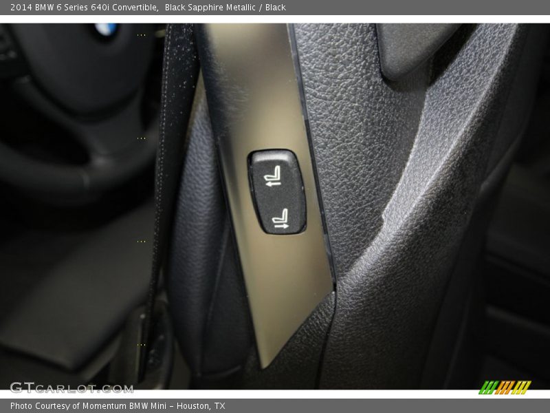 Black Sapphire Metallic / Black 2014 BMW 6 Series 640i Convertible