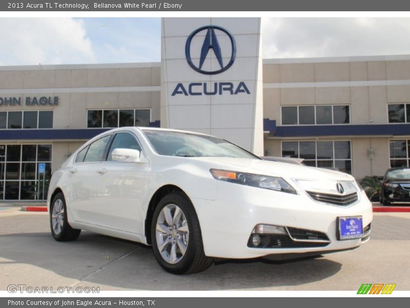 Bellanova White Pearl / Ebony 2013 Acura TL Technology