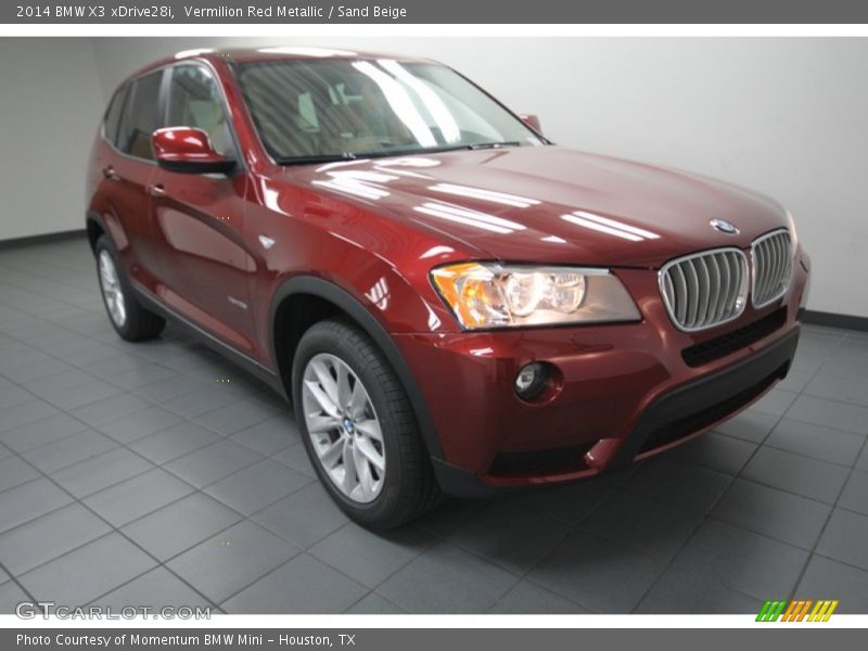 Front 3/4 View of 2014 X3 xDrive28i