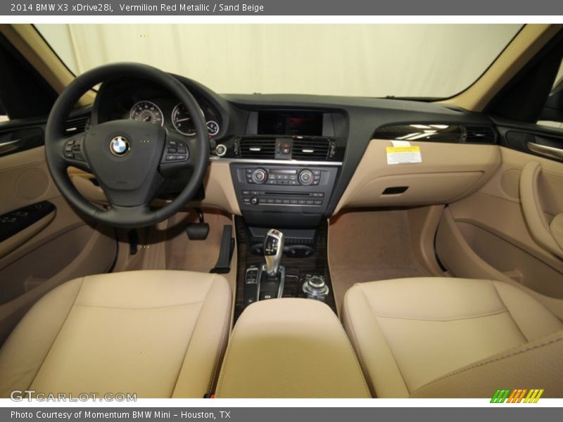 Dashboard of 2014 X3 xDrive28i