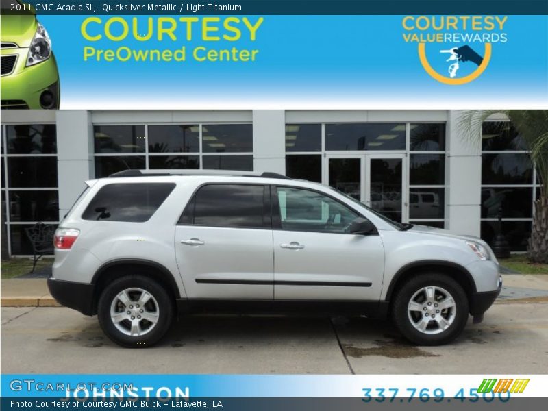 Quicksilver Metallic / Light Titanium 2011 GMC Acadia SL