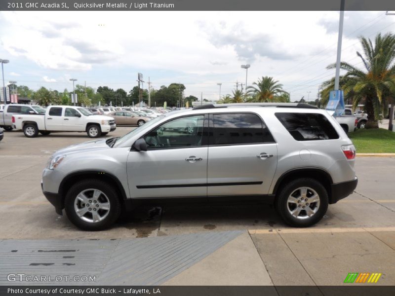 Quicksilver Metallic / Light Titanium 2011 GMC Acadia SL