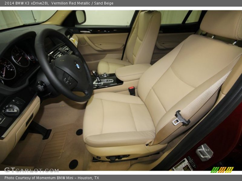  2014 X3 xDrive28i Sand Beige Interior