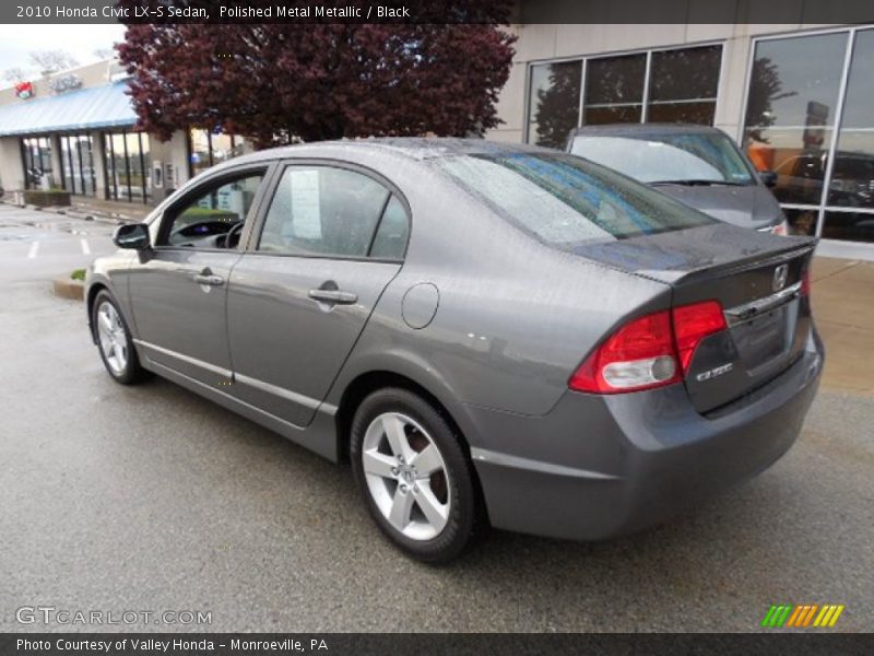 Polished Metal Metallic / Black 2010 Honda Civic LX-S Sedan