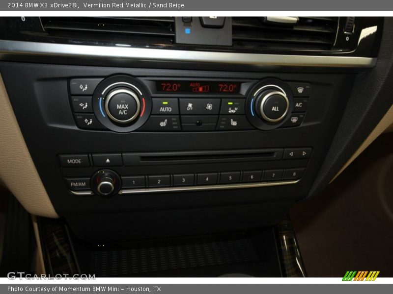 Controls of 2014 X3 xDrive28i
