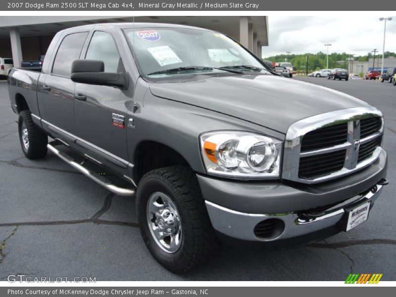 Mineral Gray Metallic / Medium Slate Gray 2007 Dodge Ram 2500 SLT Mega Cab 4x4