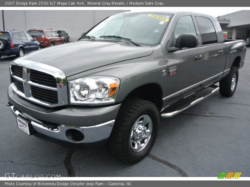 Mineral Gray Metallic / Medium Slate Gray 2007 Dodge Ram 2500 SLT Mega Cab 4x4
