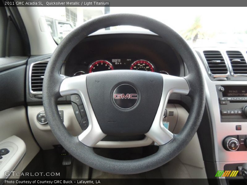 Quicksilver Metallic / Light Titanium 2011 GMC Acadia SL