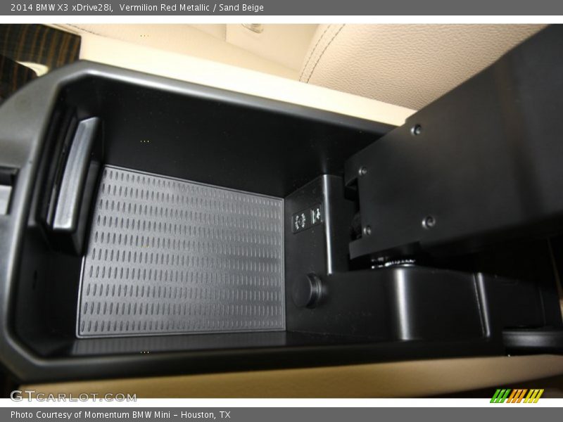 Vermilion Red Metallic / Sand Beige 2014 BMW X3 xDrive28i