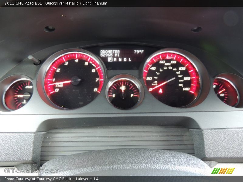 Quicksilver Metallic / Light Titanium 2011 GMC Acadia SL